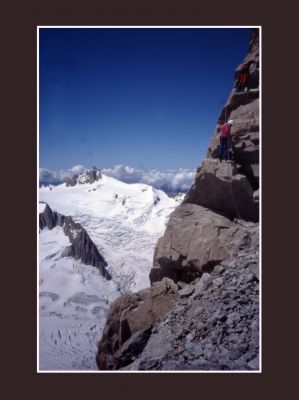 Rapelando. Dent du Geant(Macizo M.Blanc)
Palabras clave: Alpes Escalada luis Basarrate