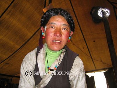 Mujer tibetana.
